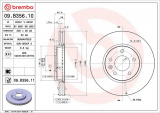 Brzdový kotouč BREMBO 09.B356.11 - CHEVROLET, OPEL, VAUXHALL