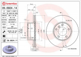 Brzdový kotouč BREMBO 09.6924.14 - BMW