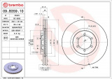 Brzdový kotouč BREMBO 09.B359.10 - HYUNDAI