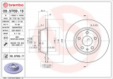 Brzdový kotouč BREMBO 08.9769.10 - AUDI