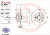 Brzdový kotouč BREMBO 08.A141.17 - RENAULT