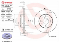 Brzdový kotouč BREMBO 09.C935.11 - SUZUKI Brzdový kotouč BREMBO 09.C935.11 - SUZUKI