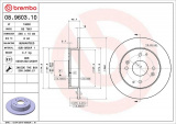Brzdový kotouč BREMBO 08.9603.10 - ROVER