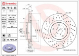 Brzdový kotouč BREMBO 09.7812.2X