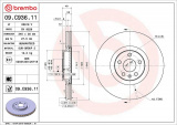 Brzdový kotouč BREMBO 09.C936.11 - VOLVO