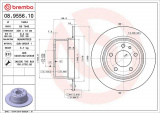 Brzdový kotouč BREMBO 08.9556.10 - BMW