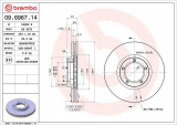 Brzdový kotouč BREMBO 09.6967.14 - FORD