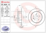 Brzdový kotouč BREMBO 08.5625.10 - TOYOTA