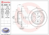Brzdový kotouč BREMBO 08.5530.10 - JAGUAR