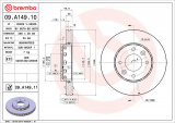Brzdový kotouč BREMBO 09.A149.10 - KIA