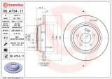 Brzdový kotouč BREMBO 08.A734.11