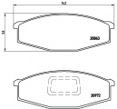 Sada brzdových destiček BREMBO P56012 - NISSAN