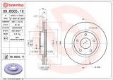 Brzdový kotouč BREMBO 09.B565.10 - NISSAN