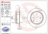 Brzdový kotouč BREMBO 08.A715.21