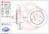 Brzdový kotouč BREMBO 08.A755.10