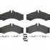 Sada brzdových destiček BREMBO P50028 - MERCEDES-BENZ, VW Sada brzdových destiček BREMBO P50028 - MERCEDES-BENZ, VW