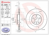 Brzdový kotouč BREMBO 09.C938.11 - VOLVO