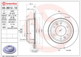 Brzdový kotouč BREMBO 09.B612.10 - HYUNDAI