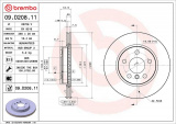 Brzdový kotouč BREMBO 09.D208.11
