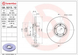 Brzdový kotouč BREMBO 08.5013.10 - FORD