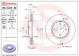 Brzdový kotouč BREMBO 09.5035.30 - SAAB
