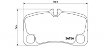 Sada brzdových destiček BREMBO P65012 Sada brzdových destiček BREMBO P65012