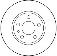 Brzdový kotouč TRW DF1739 - ALFA ROMEO 156, 147 Brzdový kotouč TRW DF1739 - ALFA ROMEO 156, 147