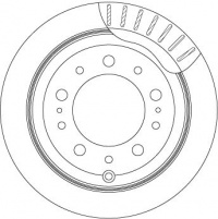 Brzdový kotouč TRW DF4483 - TOYOTA LAND CRUISER Brzdový kotouč TRW DF4483 - TOYOTA LAND CRUISER
