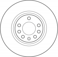 Brzdový kotouč TRW DF4475 - FIAT CROMA Brzdový kotouč TRW DF4475 - FIAT CROMA