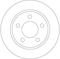 Brzdový kotouč TRW DF4419 - MAZDA 3 03- Brzdový kotouč TRW DF4419 - MAZDA 3 03-
