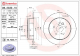 Brzdový kotouč BREMBO 08.A333.10