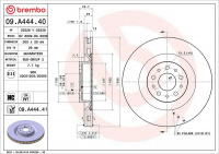 Brzdový kotouč BREMBO 09.A444.41