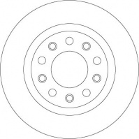 Brzdový kotouč TRW (DF8070)
