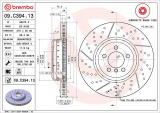 Brzdový kotouč BREMBO 09.C394.13 - BMW