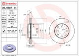 Brzdový kotouč BREMBO 09.9607.14 - OPEL