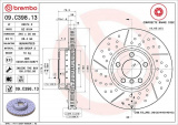 Brzdový kotouč BREMBO 09.C398.13 - BMW