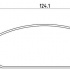 Sada brzdových destiček BREMBO P16004 - DAIHATSU Sada brzdových destiček BREMBO P16004 - DAIHATSU