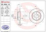 Brzdový kotouč BREMBO 08.4932.10 - NISSAN