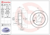 Brzdový kotouč BREMBO 08.A114.71