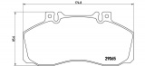 Sada brzdových destiček BREMBO PA6008 - IVECO