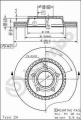 Brzdový kotouč BREMBO 09.4964.10 - AUDI