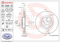 Brzdový kotouč BREMBO 09.4939.40