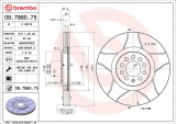 Brzdový kotouč BREMBO MAX 09.7880.75 - AUDI, SEAT, ŠKODA, VW