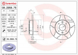 Brzdový kotouč BREMBO MAX 08.2958.75 - DACIA, RENAULT