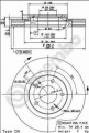 Brzdový kotouč BREMBO 09.9129.10 - MITSUBISHI