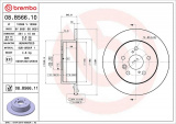 Brzdový kotouč BREMBO 08.B566.11