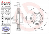 Brzdový kotouč BREMBO 09.A757.10 - VOLVO