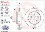 Brzdový kotouč BREMBO 09.7813.11 - SUBARU