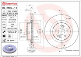 Brzdový kotouč BREMBO 09.8904.11