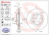 Brzdový kotouč BREMBO 09.B807.41 - MERCEDES-BENZ